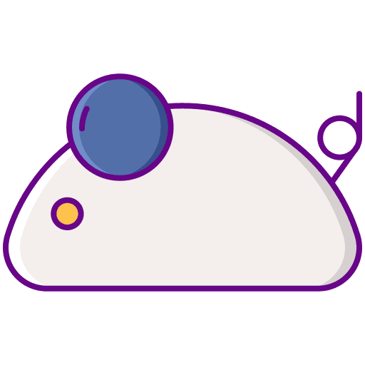 Mouse healthcare and medical research rat icon