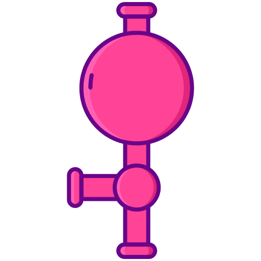 Pipette medical science burette icon