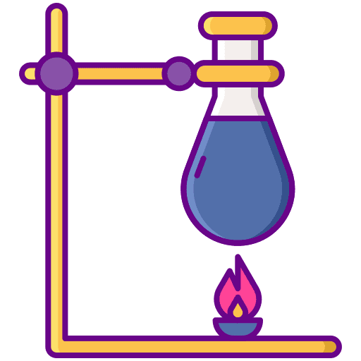 Retort science stand professions and jobs icon