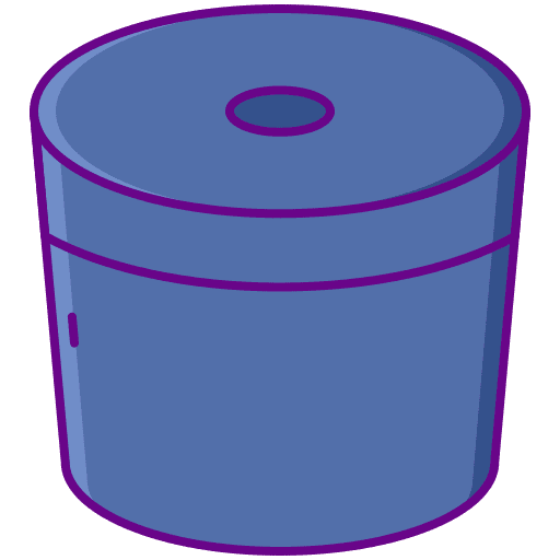 Stopper bottle rubber plug icon