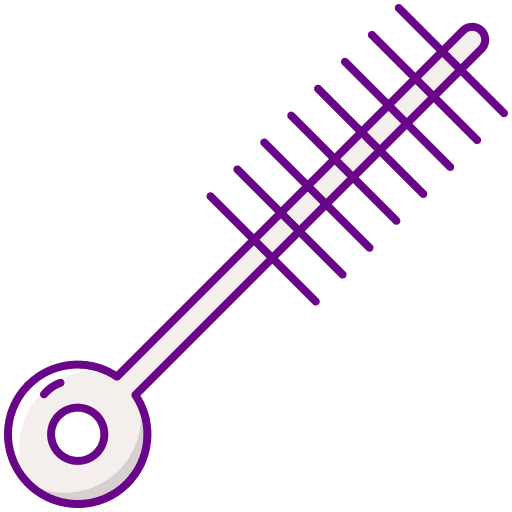 Brush chemistry healthcare and medical test tube icon