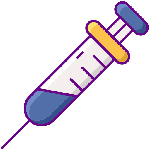 Syringe healthcare and medical medical injection icon
