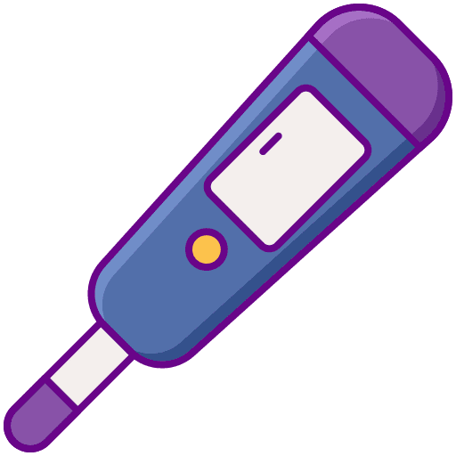 Thermometer thermometer digital fahrenheit icon