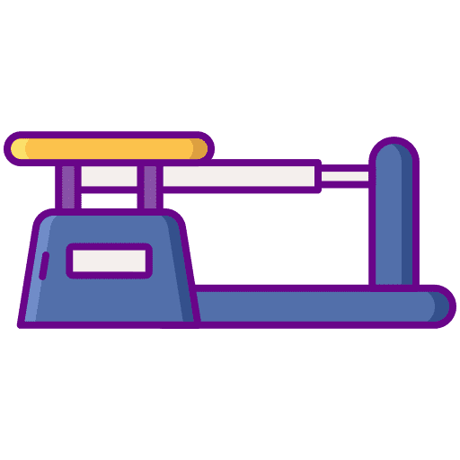 Weighing scale laboratory flask professions and jobs icon