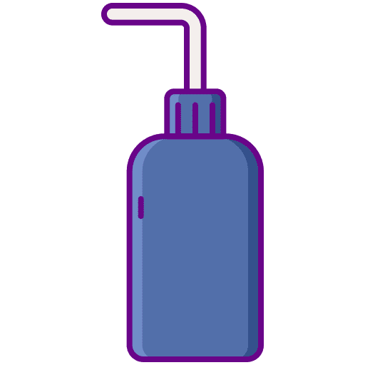 Wash bottle lab professions and jobs wash bottle icon