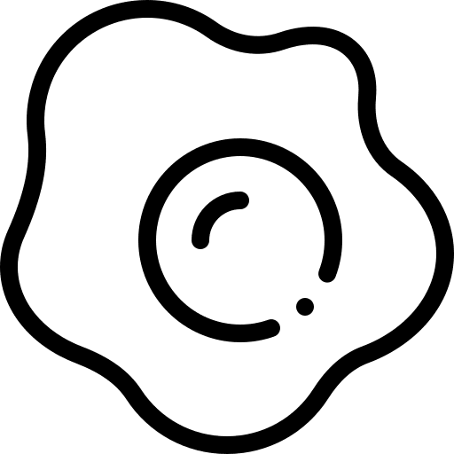 Fried egg food highlight stories food and restaurant icon