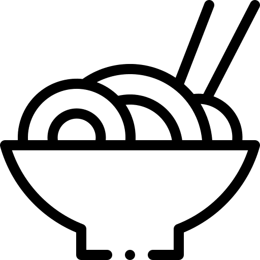 Noodle food and restaurant noodle chinese food icon