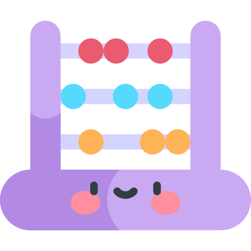 Abacus calculator maths abacus icon