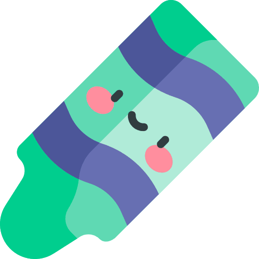 Crayon education art and design crayon icon