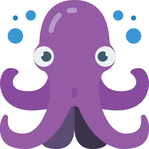 Octopus sea life aquarium animals icon