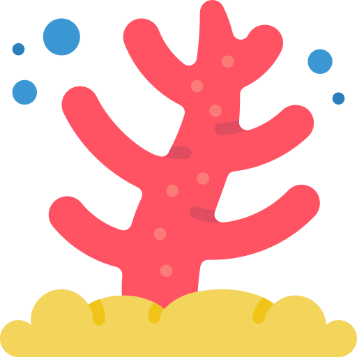 Coral nature coral ocean icon