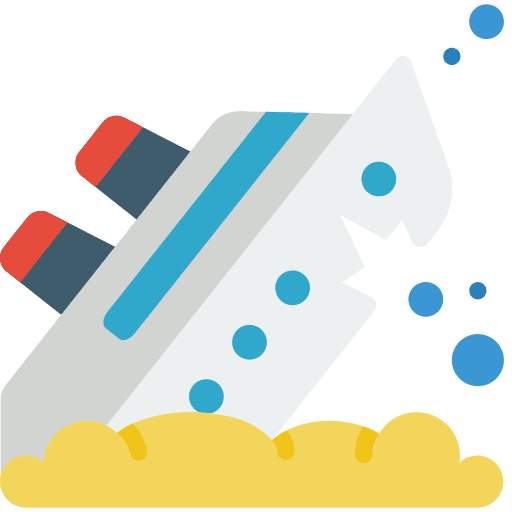 Shipwreck shipwreck transportation snorkel icon