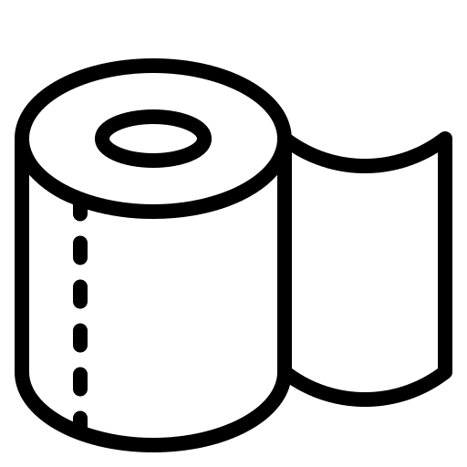 Tissue roll tissue paper roll out miscellaneous icon