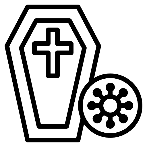 Death cultures death cross icon