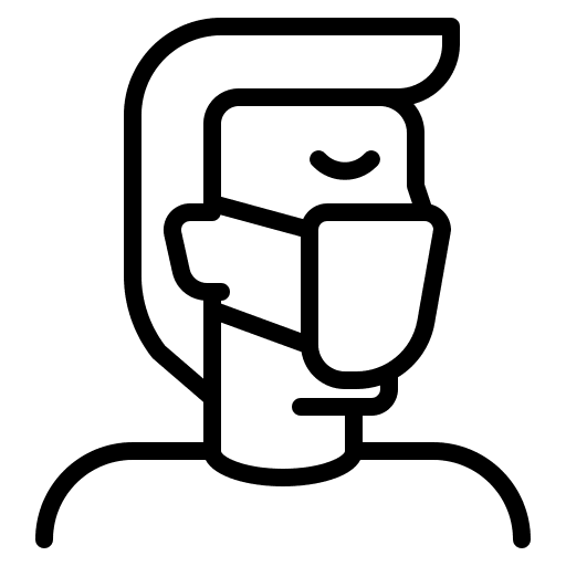 Face mask prevention mask medical mask icon