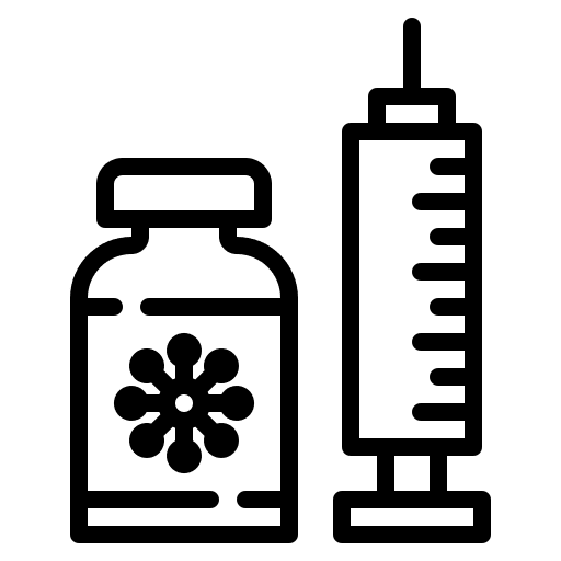 Vaccine medication pharmacy healthcare and medical icon
