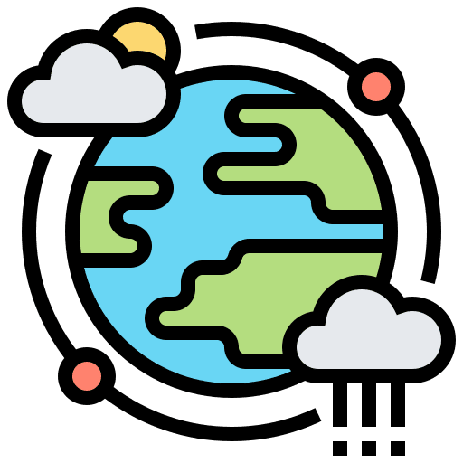 Atmosphere clouds ecology and environment earth icon