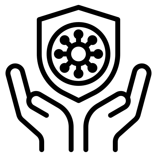 Protect healthcare and medical protect healthcare icon