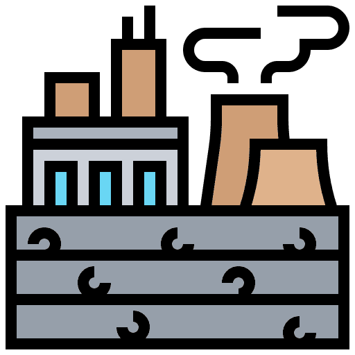 Fossil fuels carbon oil petroleum icon