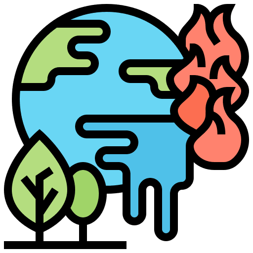 Global warming global warming ecology and environment earth icon