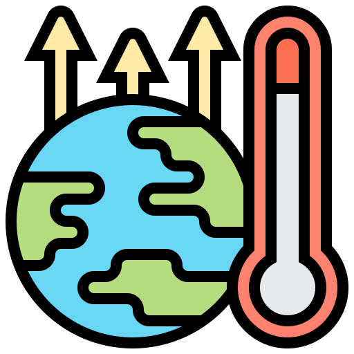 Global warming temperature global warming global icon
