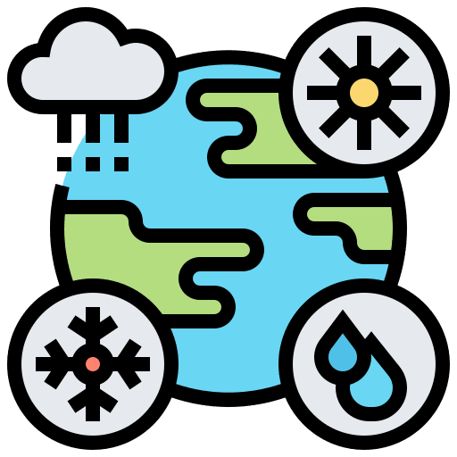 Weather ecology and environment weather snow icon