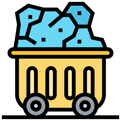 Coal power energy coal icon