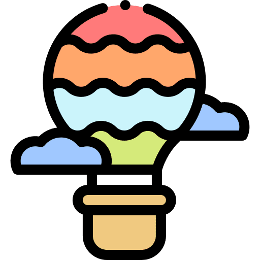 Discover flight travel trip icon