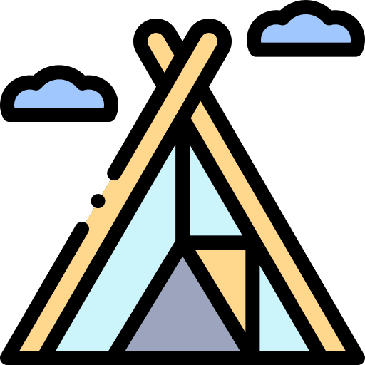 Camp camping tent camping summer camp icon