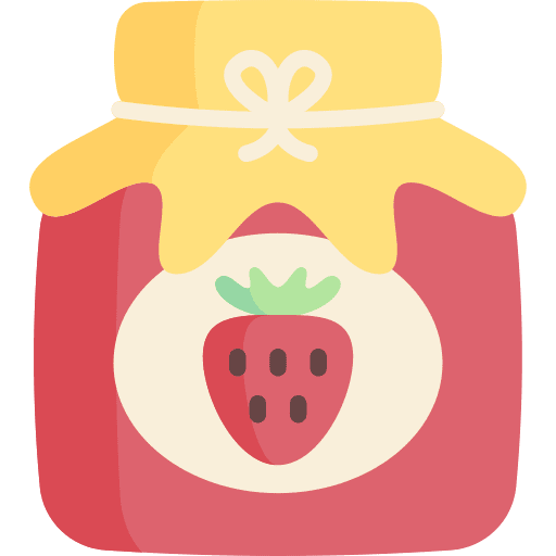 Jam breakfast food jar icon