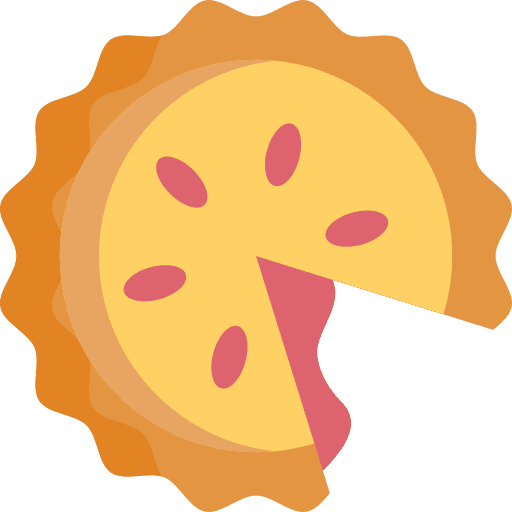 Pie slice sweet pie icon