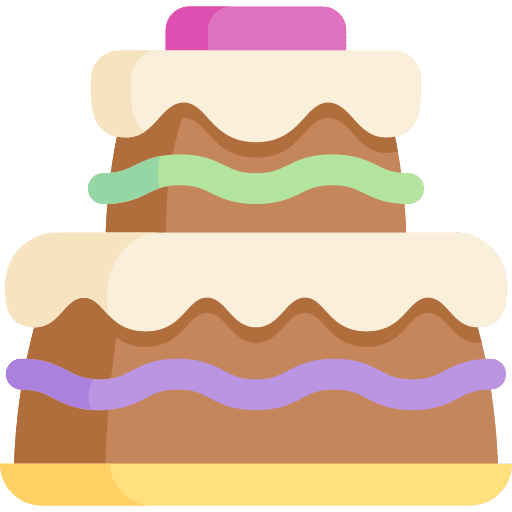 Cake bakery cakes food and restaurant icon