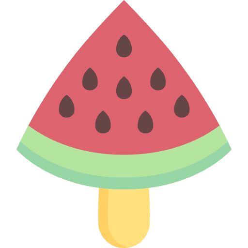 Watermelon ice cream dessert ice pop icon