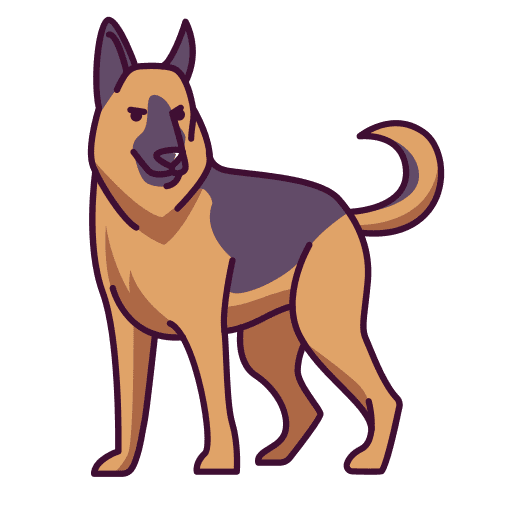 German shepherd german shepherd dog animals icon