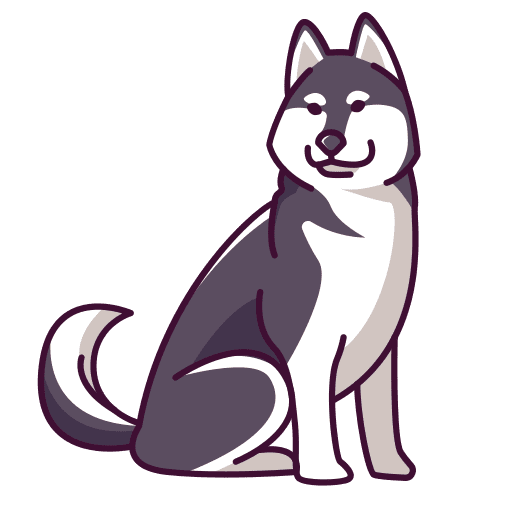 Siberian husky pets siberian husky animals icon