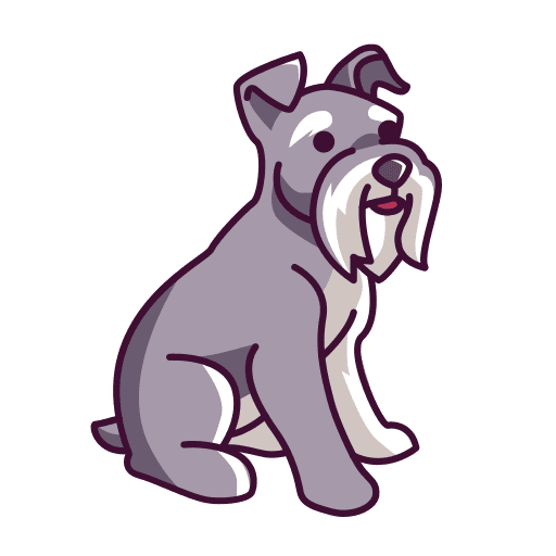 Miniature schnauzer animals miniature schnauzer pets icon