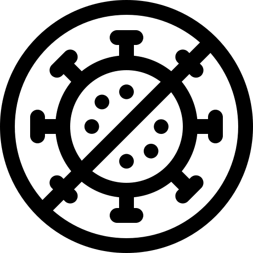 No healthcare and medical no virus no icon