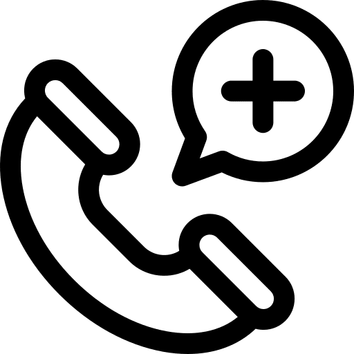 Doctor emergency call healthcare and medical hospital icon