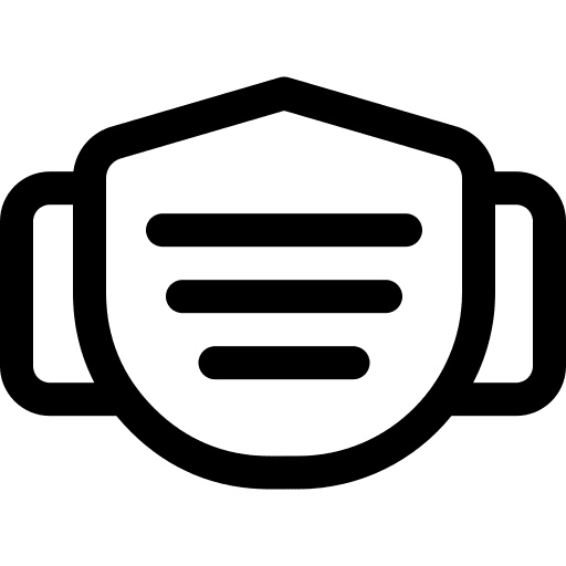 Protection mask protection mask medical mask healthcare and medical icon