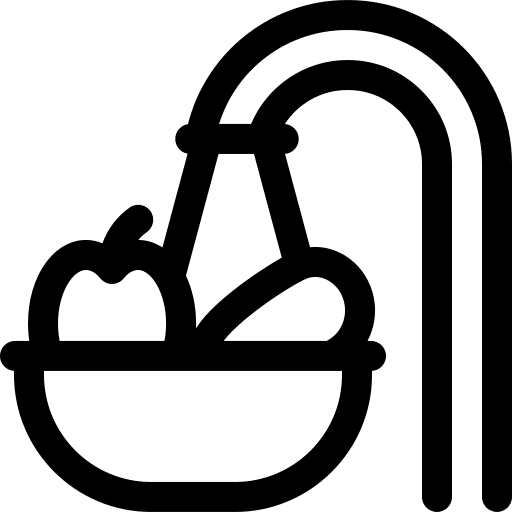 Wash wash food and restaurant sink icon