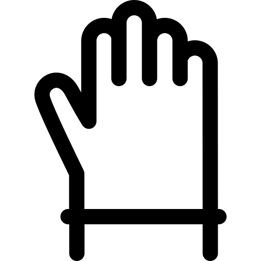 Rubber gloves healthcare and medical medical equipment surgery tools icon