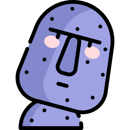 Moais architecture and city monuments moais icon