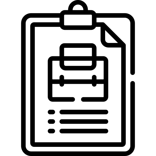 Clipboard business verification list icon