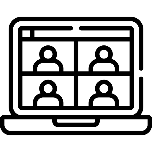 Video conference communications video video conference icon