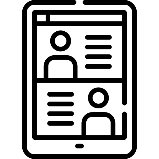 Video conference job video conference icon