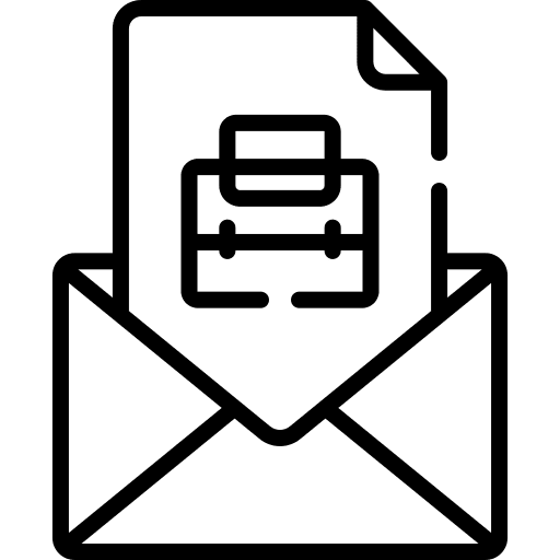 Email suitcase mail email icon