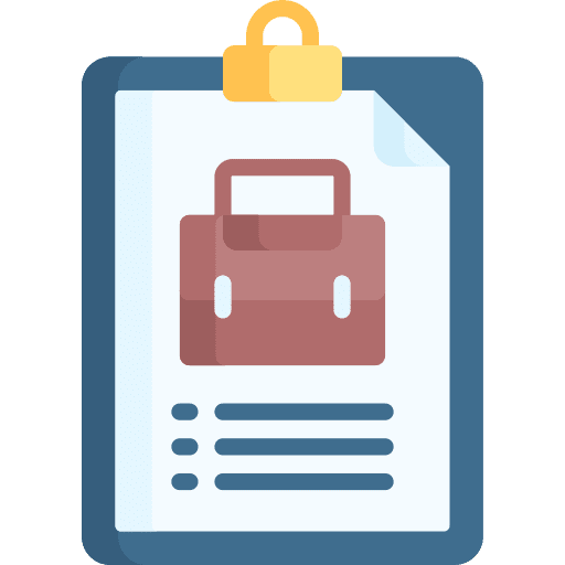 Clipboard files and folders clipboard business and finance icon