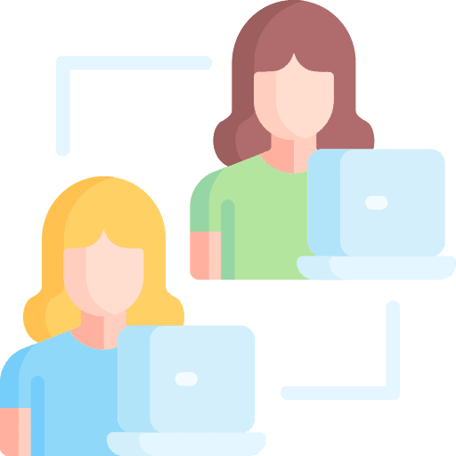 Network team human network icon