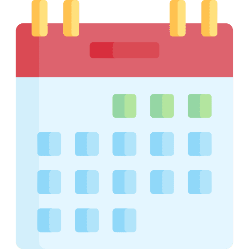 Calendar schedule time and date date icon