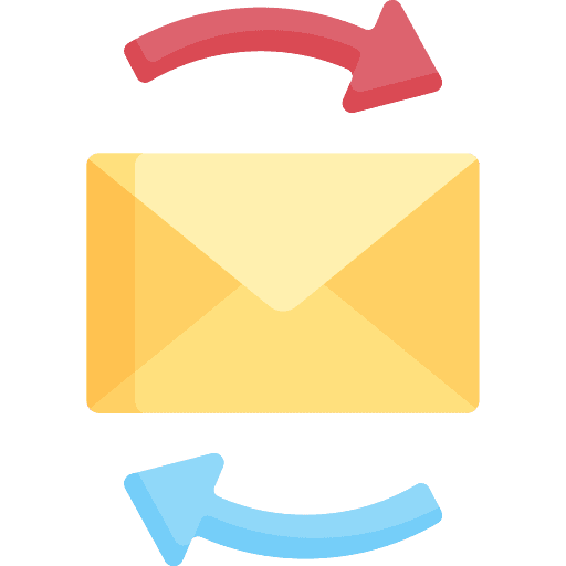 Email communications multimedia email icon